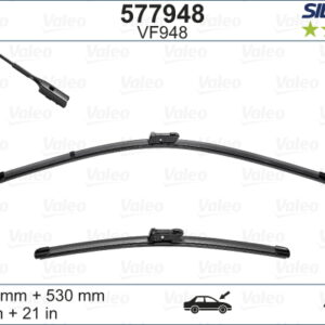 Valeo Silencio X-TRM Flat Blade VM948 X2 625 530 mm SKODA KODIAQ 03/17 - VALEO