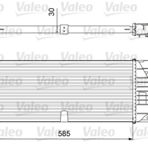 TURBO RADYATÖRÜ MERCEDES CLASS W163ML 270 CDI 163.113 - VALEO