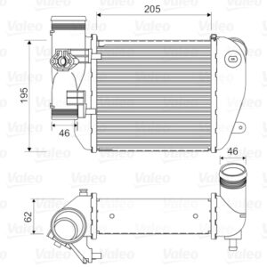 TURBO RADYATÖRÜ AUDI A6-A8 - VALEO