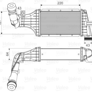 TURBO RADYATÖRÜ ASTRA-ZAFIRA - VALEO