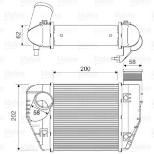 TURBO RADYATÖRÜ AUDI 16 TURBO RADYATÖRÜ BİNEK - VALEO