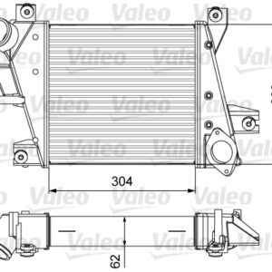 TURBO RADYATÖRÜ NISSAN X TRAIL TURBO RADYATÖRÜ BİNEK - VALEO