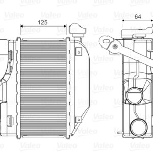 TURBO RADYATÖRÜ TOYOTA COROLLA TURBO RADYATÖRÜ BİNEK - VALEO