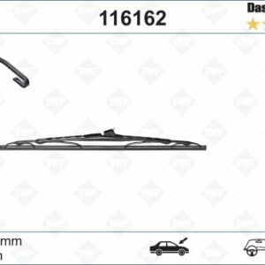 SWF X1 450 MM MULTI SWF KONVANSİYONEL TİP SİLECEK BİNEK - VALEO