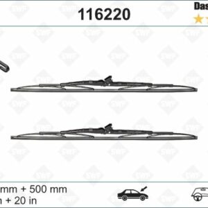 SWF X2 500 500 MM MULTI SWF KONVANSİYONEL TİP SİLECEK BİNEK - VALEO