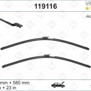 SILECEK SUPURGESI TAKIMI 650mm / 580mm MERCEDES X166 W166 C292 ISITMALI SWF - VALEO