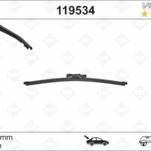 SWF VİSİOFLEX FLAT BLADE X1 400 MM NV30017 VİVARO TRAFİCIII 14 SWF MUZ TİPİ SİLECEK BİNEK - VALEO