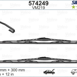 VALEO SİLENCİO VR50 X2 650 MM 280 MM NISSAN NOTE E12 SİLENCİO SİLECEK LASTİĞİ BİNEK - VALEO