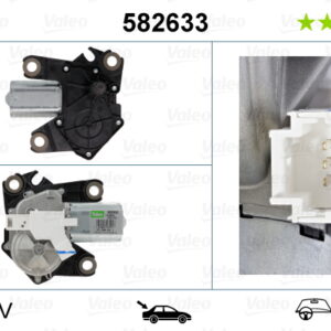 SİLECEK MOTORU ARKA PEUGEOT 207 WA -WC 207/207 ; PEUGEOT 207 SW WK SİLECEK MOTORU BİNEK - VALEO