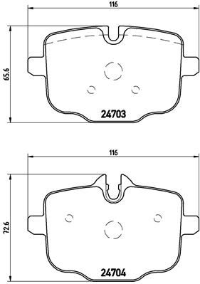 ARKA BALATA BMW 5 F10 18 11 535i/550i/550i XDRIVE 535D F11 11 F12 F13 11 F06 11 - VALEO