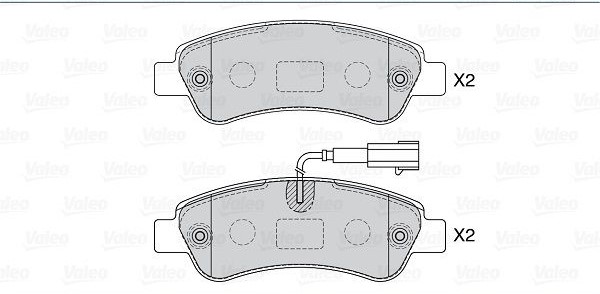 ARKA BALATA DUCATO-JUMPER-BOXER 2.0D-2.3D-3.0D-HDİ 07 - VALEO