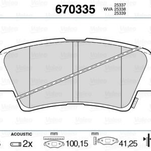 ARKA BALATA I20 14 I40 12 TUCSON 15 CARENS 13 SOUL 14 ACTYON 12 - VALEO