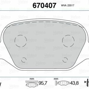 ARKA BALATA LINEA TÜM MODELLER ALFA 147 01 156 GT 03-10 - VALEO