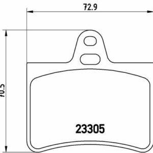 ARKA BALATA C5 1.6 HDİ 1.8 -2.0 16V-2.0-2.2 HDI 3.0 - VALEO