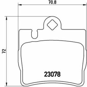 ARKA BALATA MERCEDES W220 S320-S500-S280-S430-SL500 C215 99-06 - VALEO