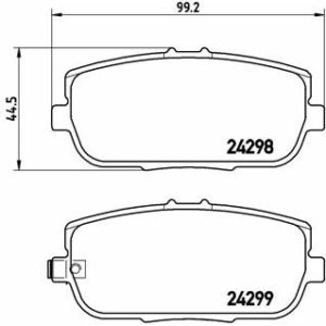 ARKA BALATA MAZDA MX5 05-14 - VALEO