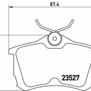 ARKA BALATA ACCORD VII 1.8 ie 10/98 -2.0 ie 98-01 -2.0 TDI 02/99 -ACCORD VIII 2.4 02/03 - VALEO