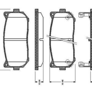 ARKA BALATA KIA CARENS II 1.6-1.8-2.0 CRDİ 07/2002 SHUMA II 1.6 05/2001-04 - VALEO