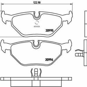 ARKA BALATA BMW E36 316-318-320-323-325-328-Z3-E32-E34- E36 M3- E34 M5 - VALEO