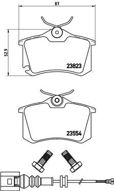 ARKA BALATA FLUENCE-MGN II-III-207-308-307-PARTNER-C3-C4-BORA-PASSAT 97 GOLF IV-V-POLO - VALEO