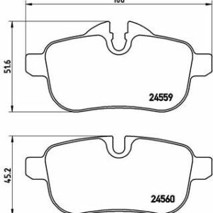 ARKA BALATA BMW E89 Z4 sDrive 23İ sDrive 30İ 09 sDrive 20İ sDrive 28İ 11 sDrive 18 i 13 - VALEO