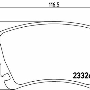 ARKA BALATA PHAETON 3.2 V6 3.6 4.2 6.0 W12 5.0 V10 TDI 02 3.0V6 TDİ 04 07 13 - VALEO