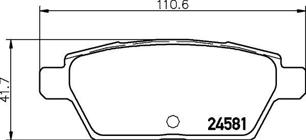 ARKA BALATA MAZDA 6 2.3 03/05-09/07 - VALEO