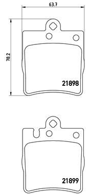 ARKA DISK BALATA MB.C180 203.046 2002-2007 - VALEO