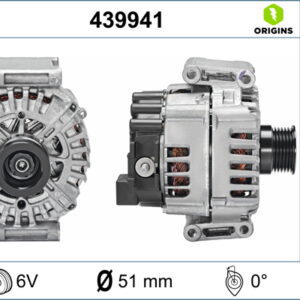 ALTERNATOR 14V 200A MERCEDES W205 C218 W212 C207 C253 W447 B906 - VALEO