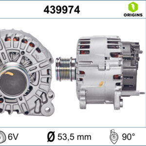 ALTERNATÖR TÜM VW AUDİ SEAT SKODA CUPRA MODELLERİ 14V 180A TEK PİN KASNAK UZERİNDE 04L903023JX - VALEO