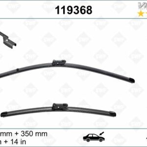 SWF VisioFlex Flat Blade X2 680 350 mm RENAULT Captur 2 11.2019 - VALEO