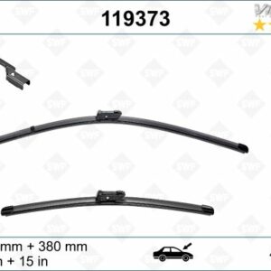 SWF VisioFlex Flat Blade X2 580 380 mm NISSAN Juke P13A 12.2019 - VALEO