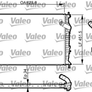 RADYATÖR NISSAN QUASHQAI - VALEO