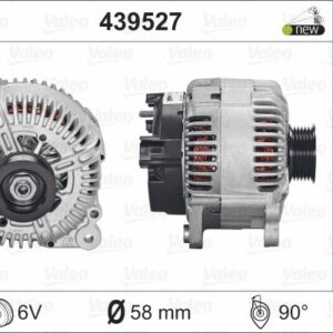 ALTERNATÖR 14V 180A VW TOUAREG 04-10 -A6 04-11 -A8 03-10 -Q7 06-10 2.7-3.0 TDİ - VALEO