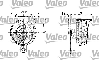 SİREN ELEKTROMANYETİK TR99 - VALEO