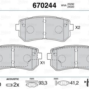 ARKA BALATA HYUNDAI İX35 1.6-2.0-2.0 4WD 10 KIA CERATO II 2.0-1.6 CVVT-2.0 GDI 10 - VALEO