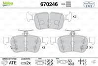 ARKA FREN BALATASI GALAXY III 15 MONDEO V 14 EDGE 15 19 FOCUS IV 17 KUGA III 19 - VALEO