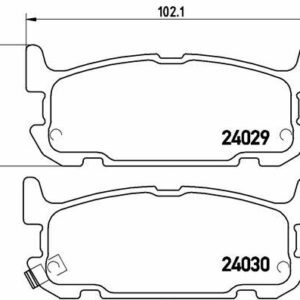 ARKA DİSK FREN BALATASI MAZDA MX5 1.6/1.8 01/98-10/05 - VALEO