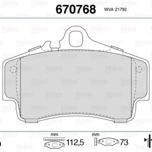 ARKA BALATA CAYMAN 2.7 06 CAYMAN S 3.4 05 BOXSTER 2.7 24V-S 3.2 99 9113.6 GT3 99 - VALEO