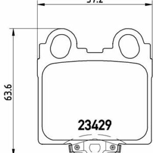 ARKA BALATA LEXUS GS 300 00 300 T3-400 97-00 -430 00 LEXUS IS 200-300 99 - VALEO