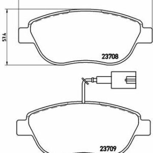 ARKA DİSK FREN BALATASI DAIHATSU CHARADE 1.3/1.5/1.6 03/93-01/01 - VALEO