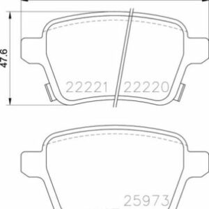 ARKA BALATA OPEL ADAM 1.0 14 CORSA 1.4-1.4T 14 - VALEO