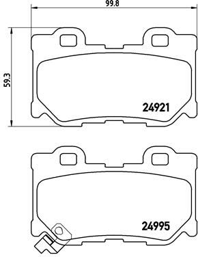 ARKA BALATA DİSK INFINITI FX50-G50 08 - VALEO