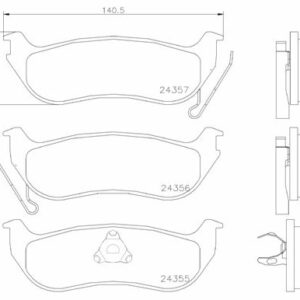 ARKA BALATA CHEROKEE 2.4 2.5CRD 2.8CRD 3.7 V6 WRANGLER 2.4 3.8 4.0 01-08 - VALEO