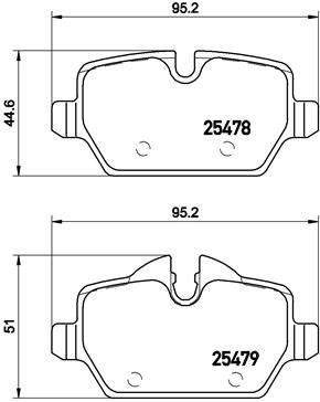 ARKA BALATA BMW E81 F20 10 05 MİNİ R60 R61 10 - VALEO