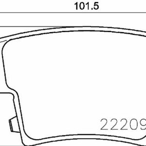 ARKA BALATACHRYSLER 300 C LANCIA THEMA 3.6 3.0D 2011 - VALEO