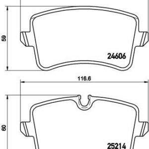 ARKA BALATA AUDI A4 R84 12 A5 13 A6 11 A7 14 Q5 12 2.0TDİ 3.0TDİ PORSCHE MACAN 14 - VALEO