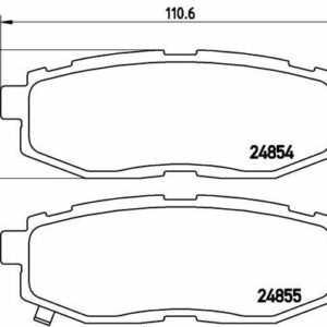 ARKA BALATA SUBARU TRIBECA 3.0 05 FORESTER 2.0D 2.0XT 13 BRZ 2.0 12 - VALEO