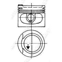 MOTOR PİSTON SEGMAN STD AUDI 80 1.8T - YENMAK