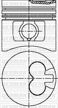 MOTOR PİSTON SEGMAN STD FIESTA-ESCORT - YENMAK